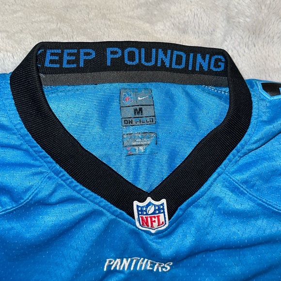 Nike Carolina Panthers NFL Newton #1 jersey M boys - Picture 7 of 10